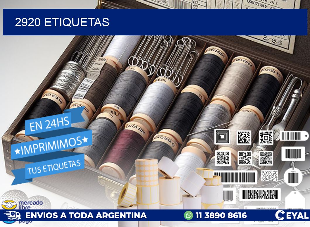 2920 ETIQUETAS