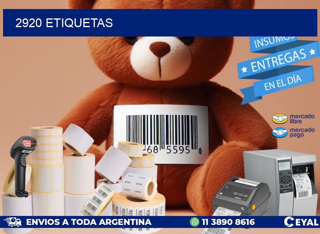 2920 ETIQUETAS