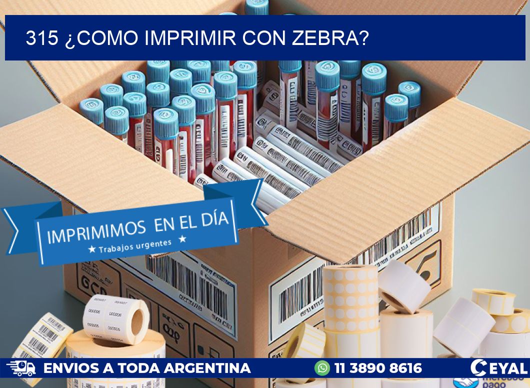 315 ¿COMO IMPRIMIR CON ZEBRA?