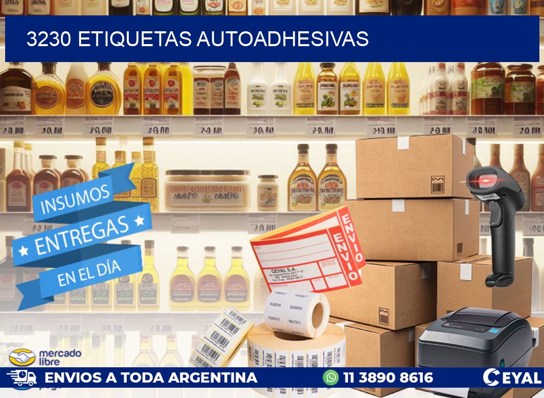 3230 ETIQUETAS AUTOADHESIVAS