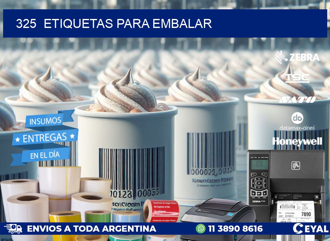 325 ETIQUETAS PARA EMBALAR