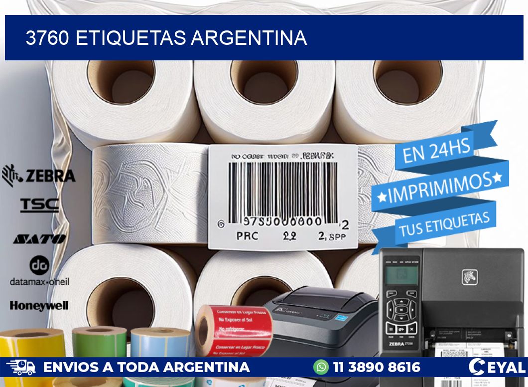 3760 ETIQUETAS ARGENTINA