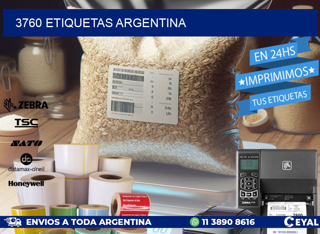 3760 ETIQUETAS ARGENTINA