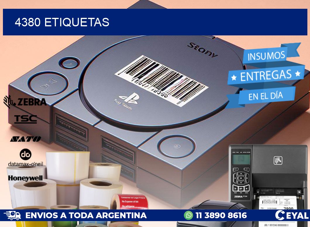 4380 ETIQUETAS