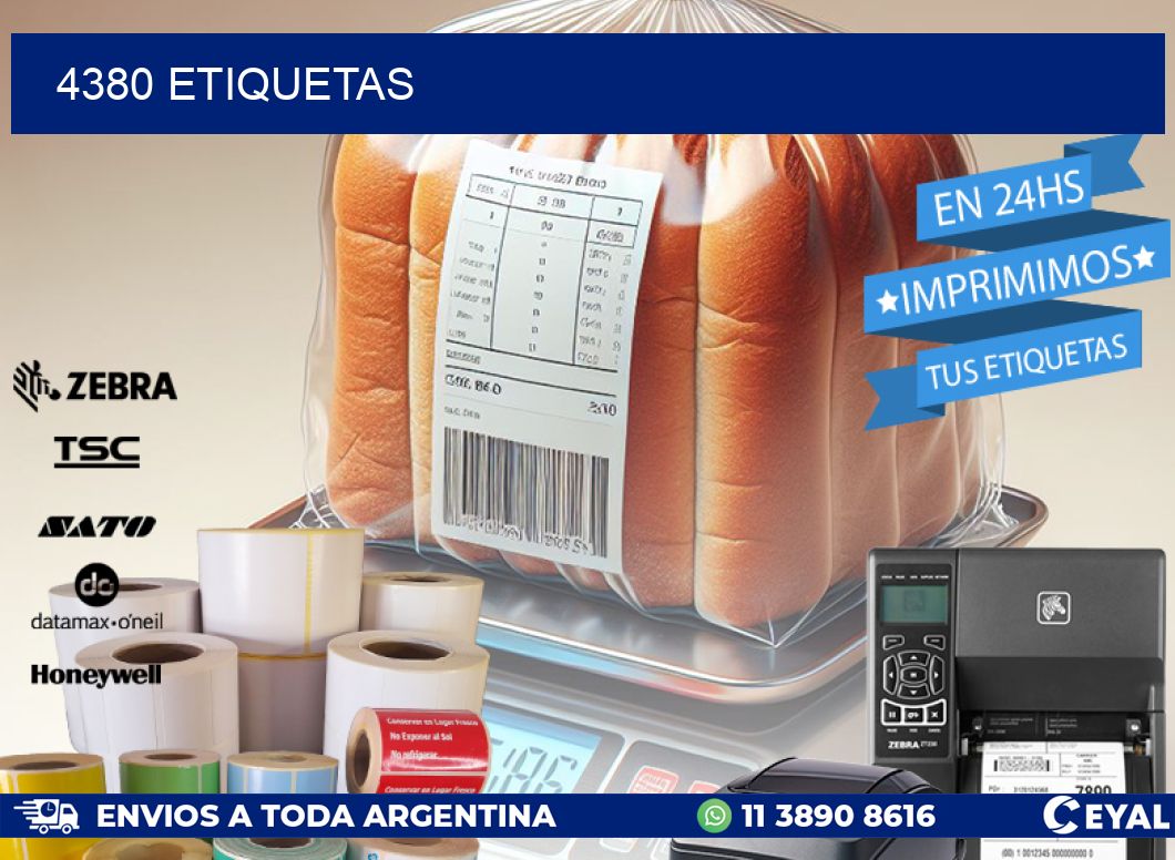 4380 ETIQUETAS