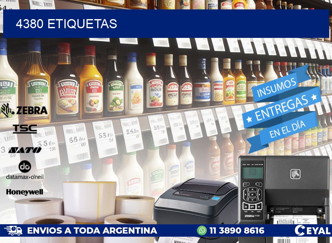 4380 ETIQUETAS