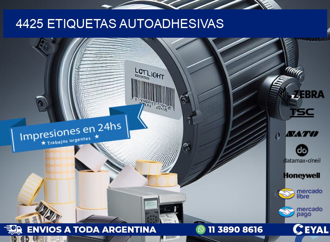 4425 ETIQUETAS AUTOADHESIVAS