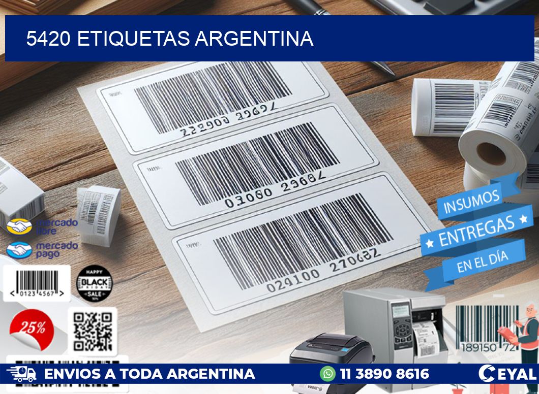 5420 ETIQUETAS ARGENTINA