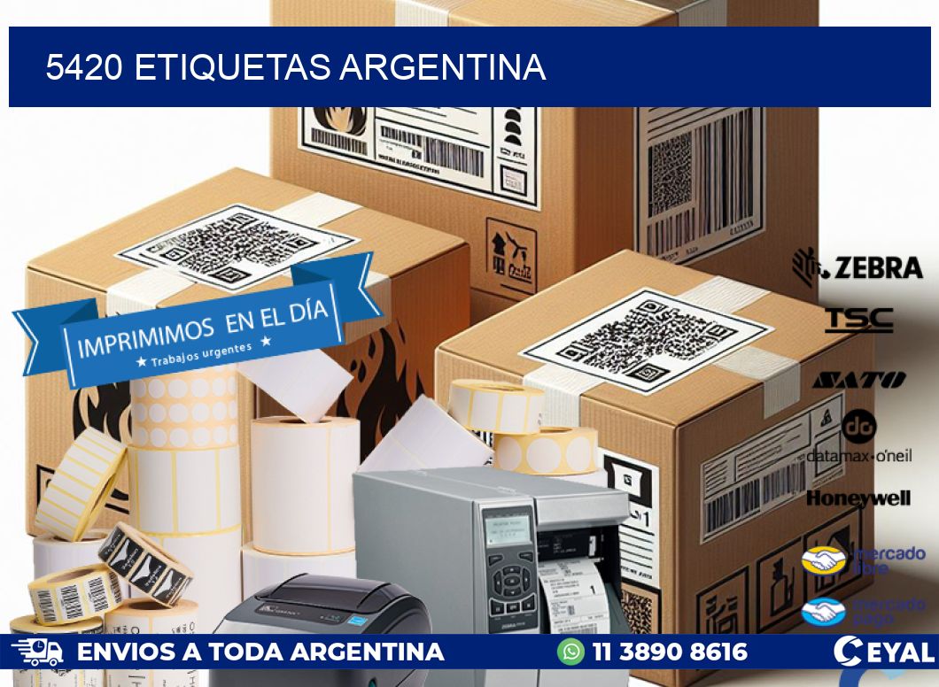 5420 ETIQUETAS ARGENTINA