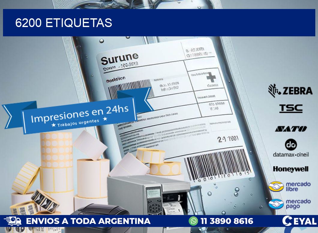 6200 ETIQUETAS