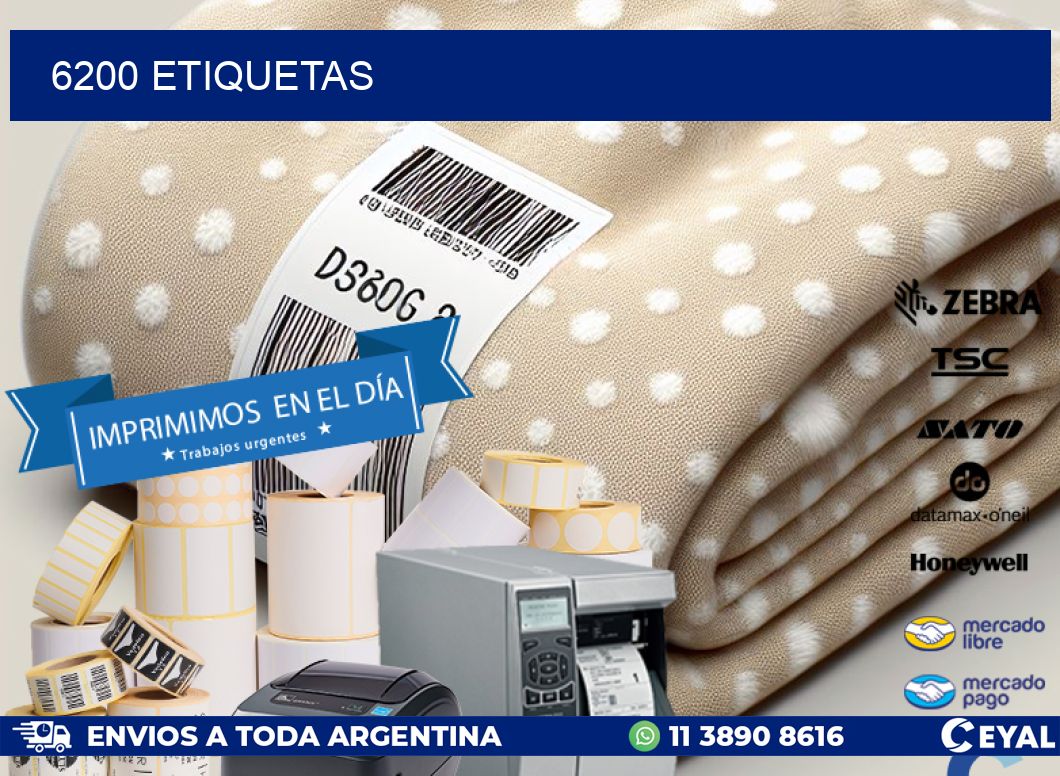 6200 ETIQUETAS