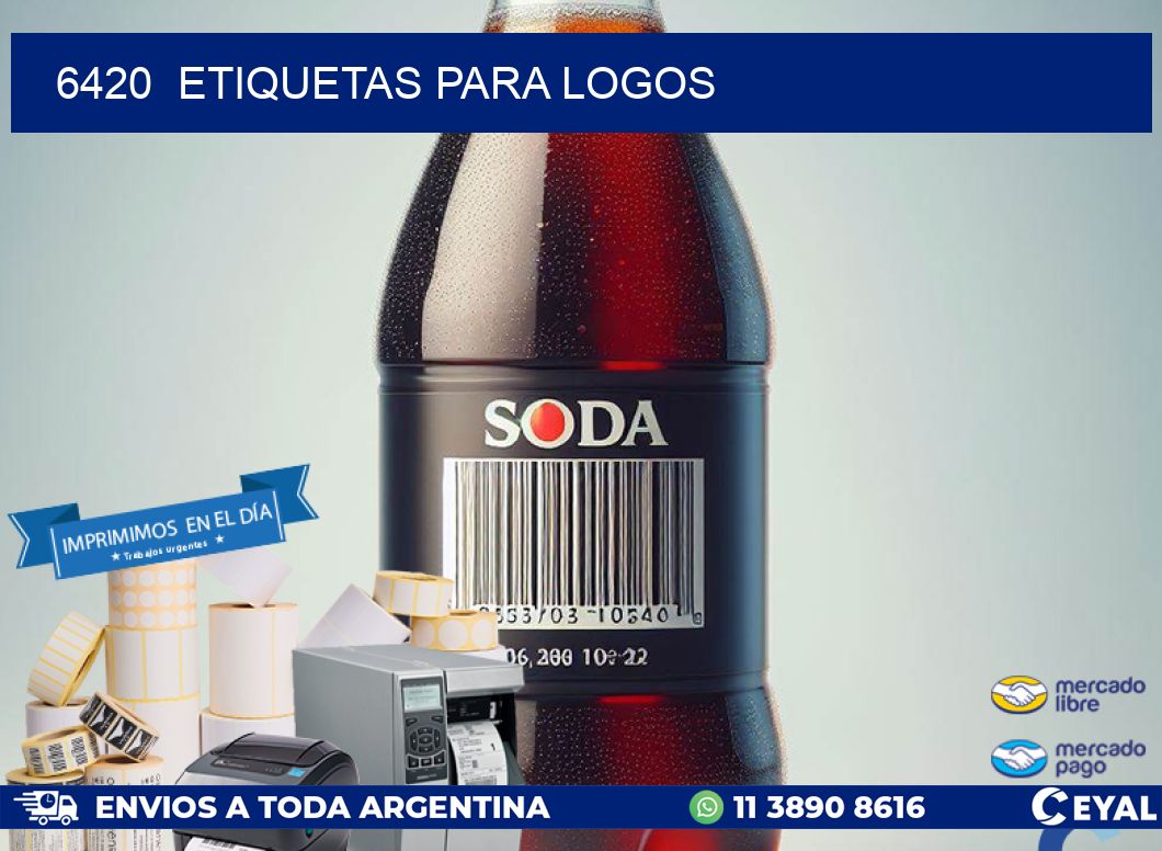 6420  ETIQUETAS PARA LOGOS