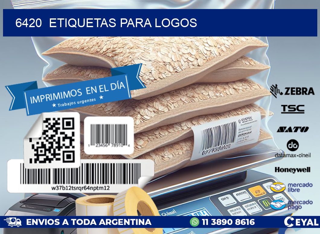 6420  ETIQUETAS PARA LOGOS