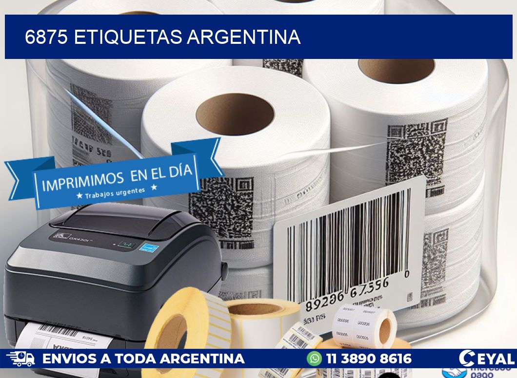 6875 ETIQUETAS ARGENTINA