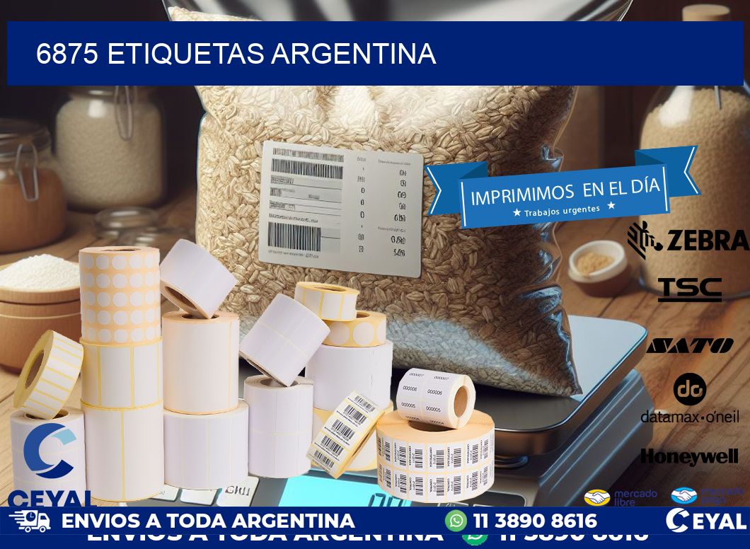 6875 ETIQUETAS ARGENTINA