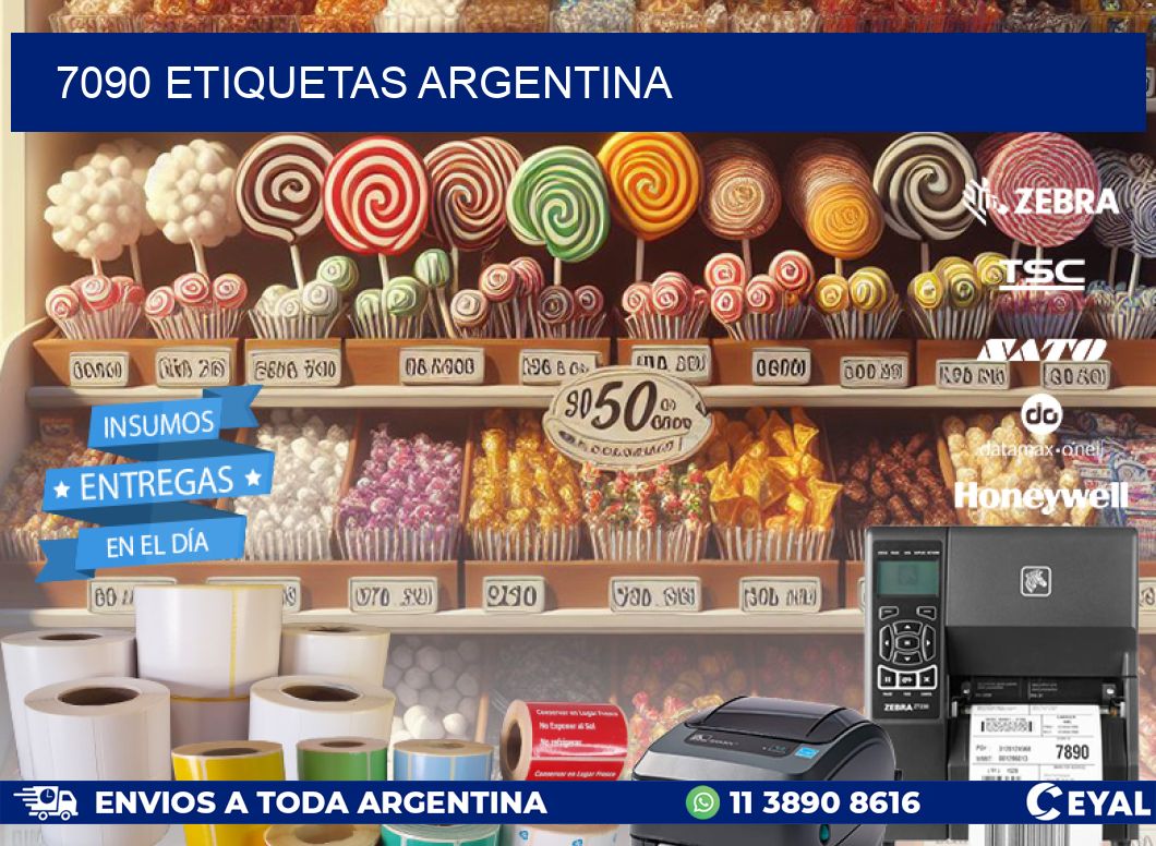7090 ETIQUETAS ARGENTINA
