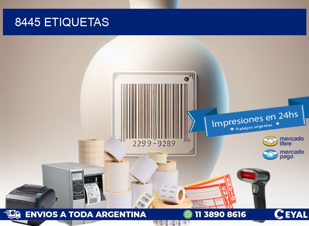 8445 ETIQUETAS
