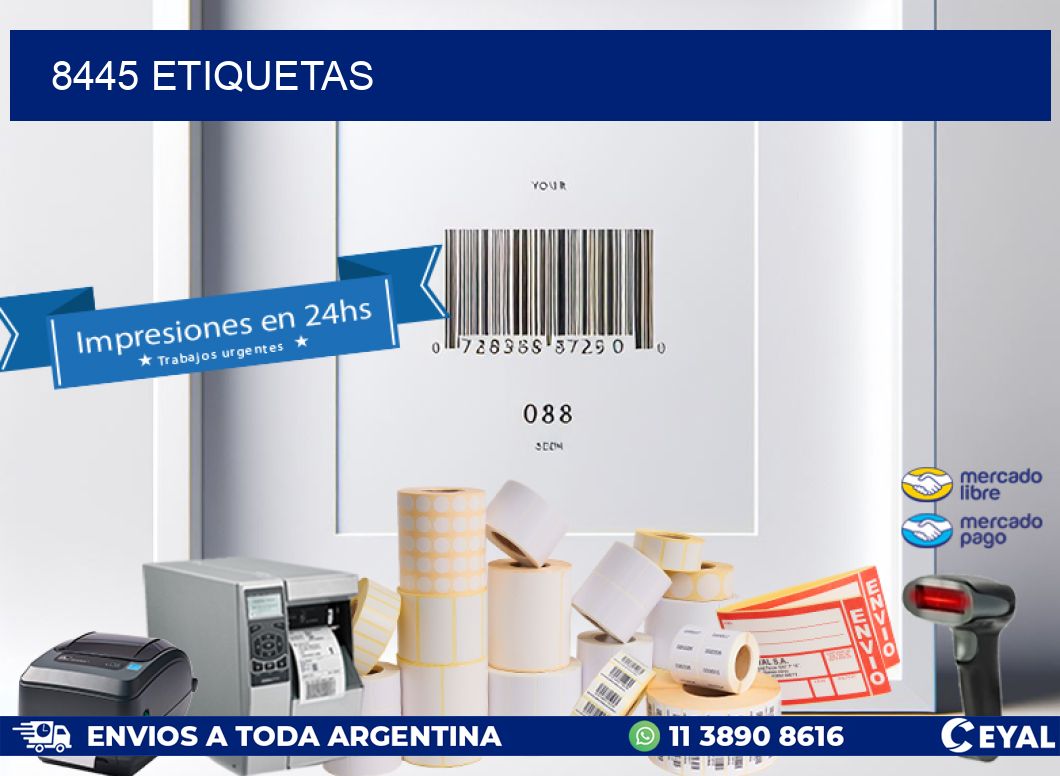 8445 ETIQUETAS