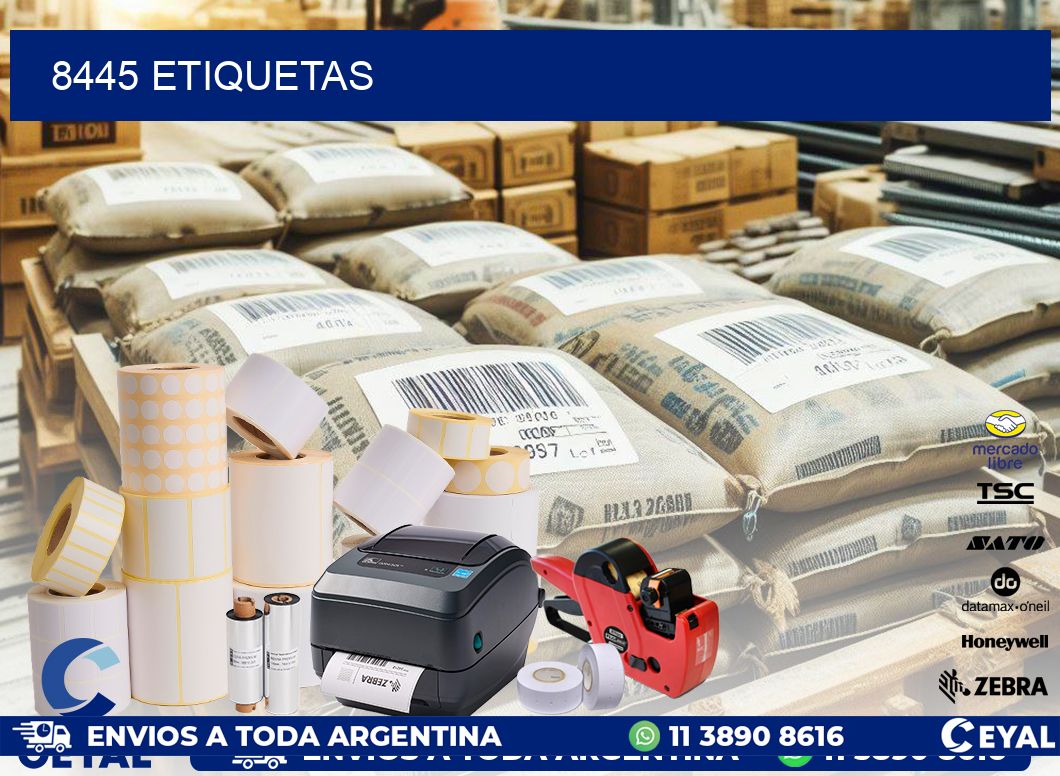 8445 ETIQUETAS