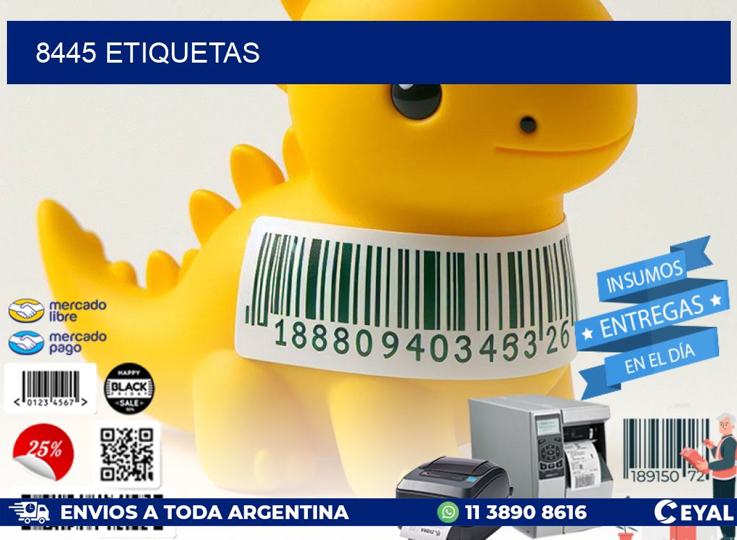8445 ETIQUETAS