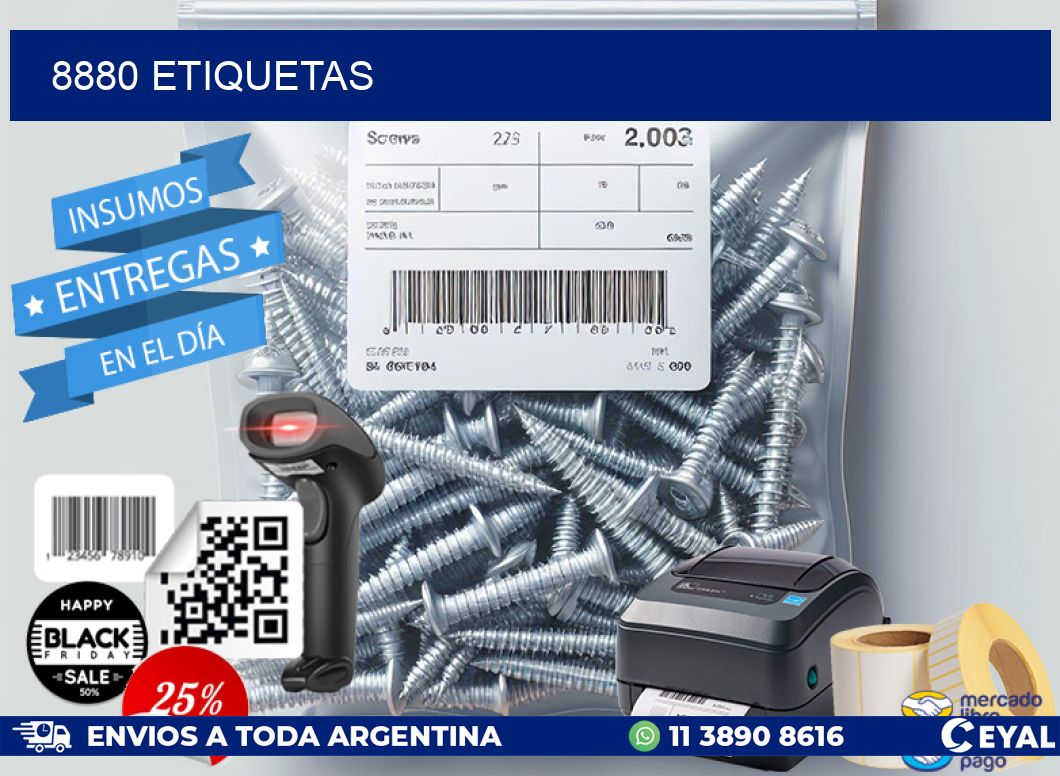 8880 ETIQUETAS