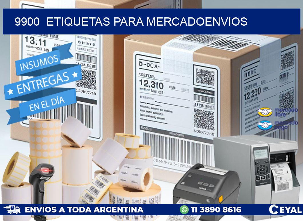 9900  ETIQUETAS PARA MERCADOENVIOS