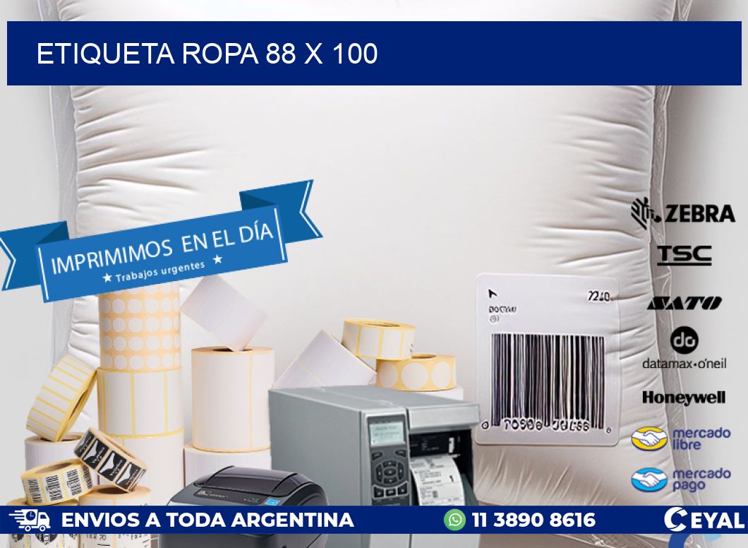 ETIQUETA ROPA 88 x 100