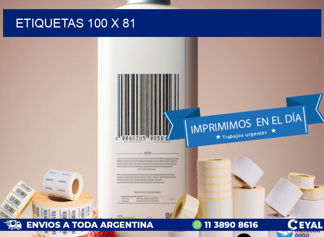 ETIQUETAS 100 x 81