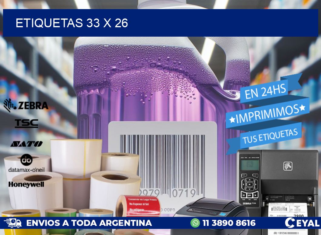 ETIQUETAS 33 x 26