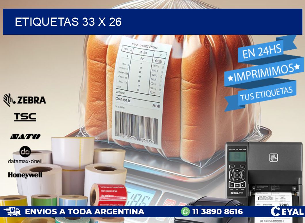 ETIQUETAS 33 x 26