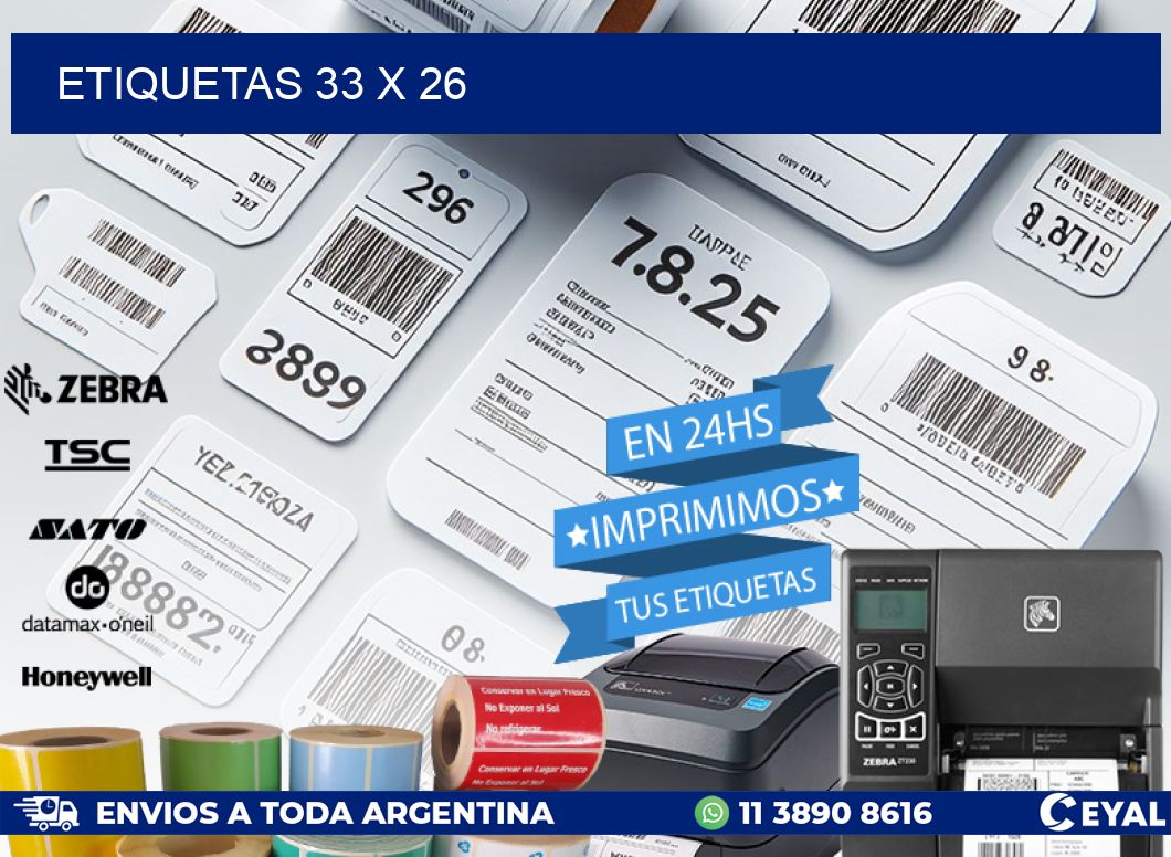 ETIQUETAS 33 x 26