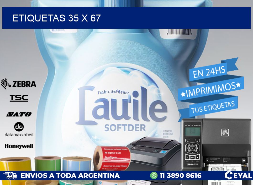 ETIQUETAS 35 x 67