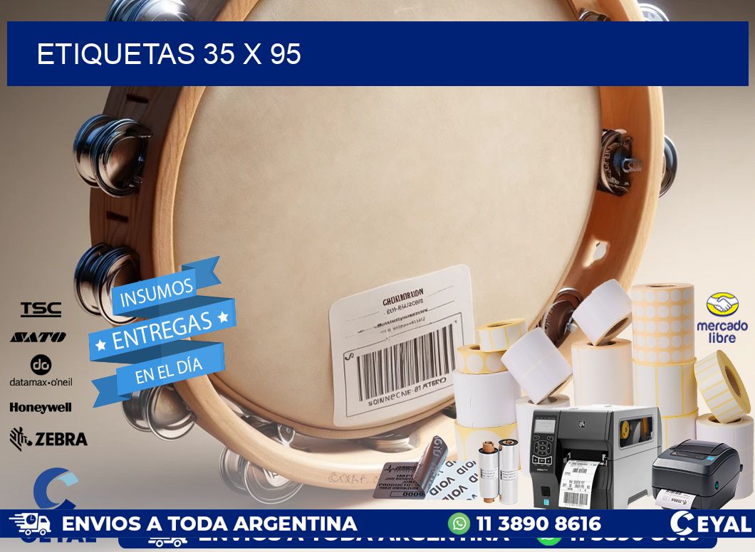 ETIQUETAS 35 x 95