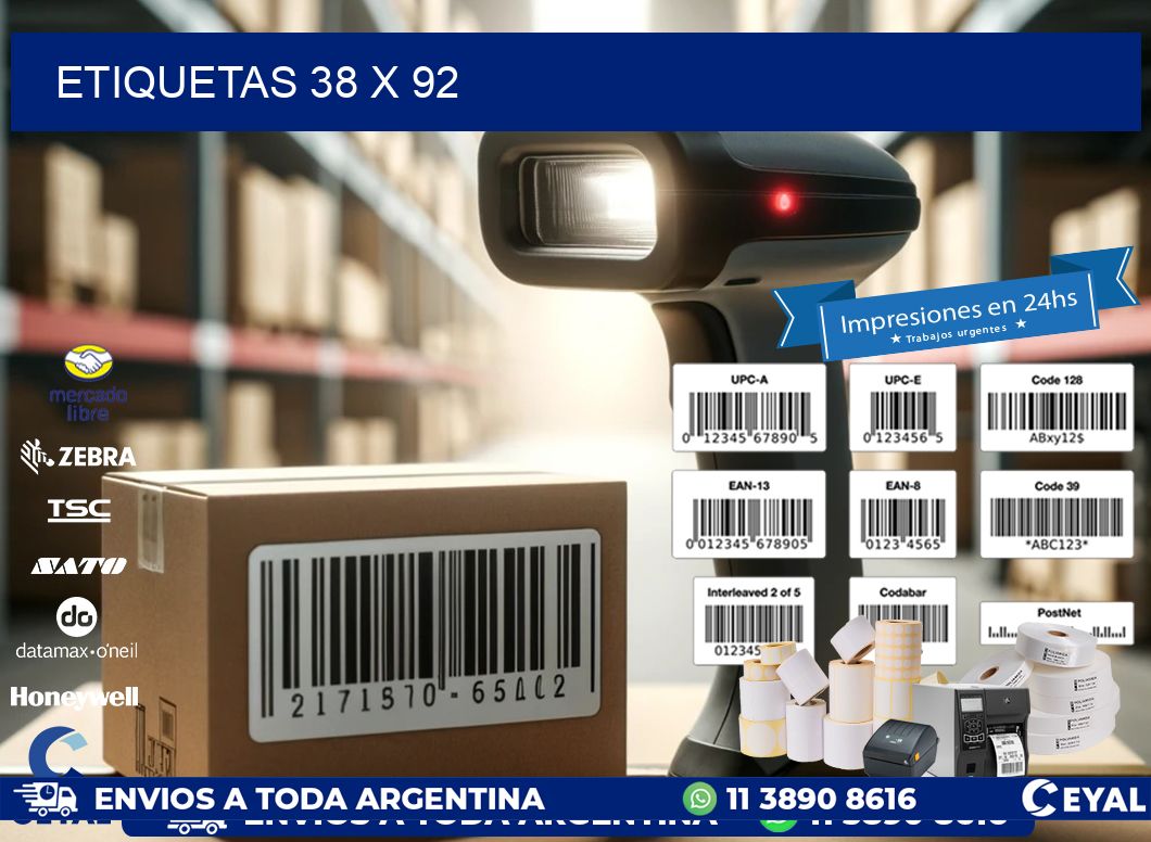 ETIQUETAS 38 x 92