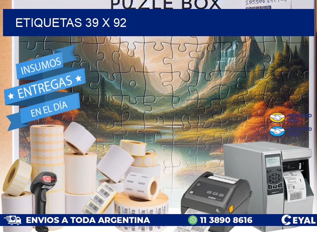 ETIQUETAS 39 x 92