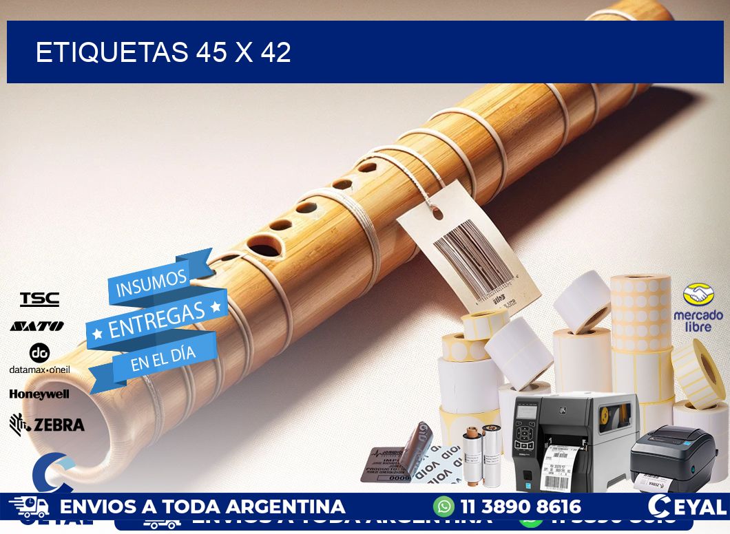 ETIQUETAS 45 x 42