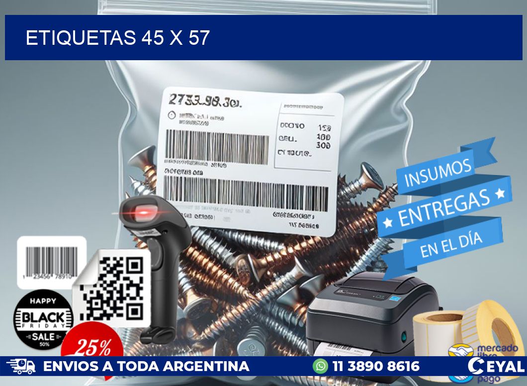 ETIQUETAS 45 x 57