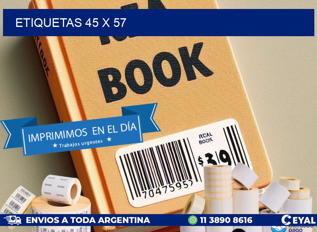 ETIQUETAS 45 x 57