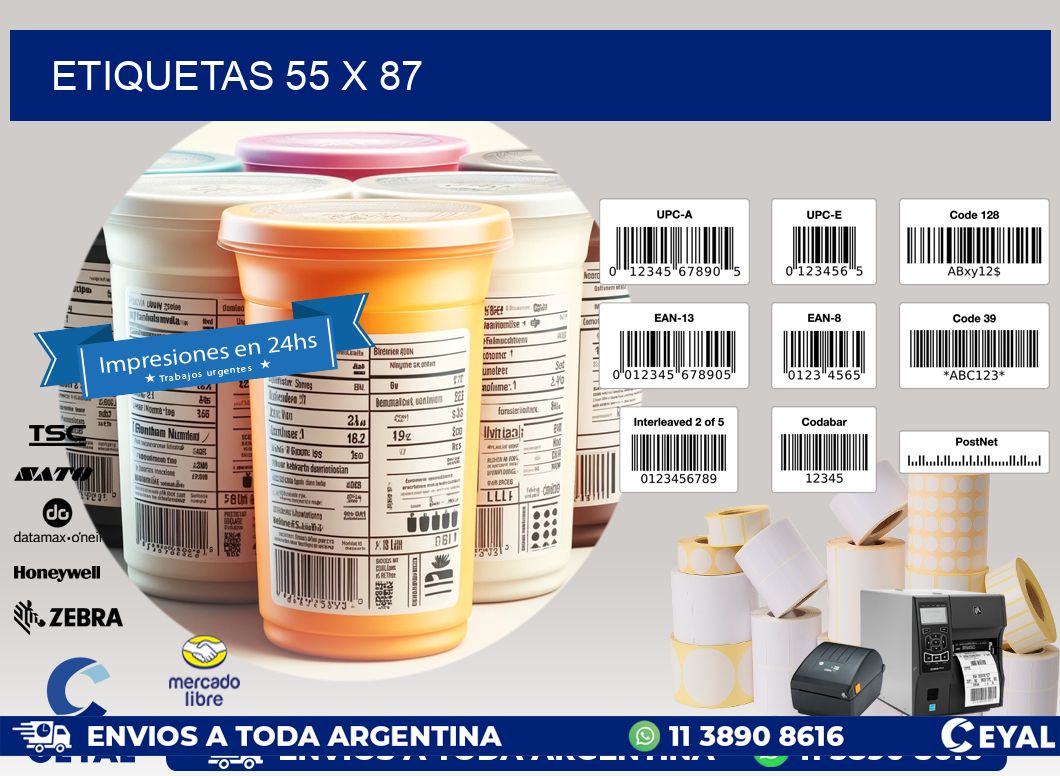 ETIQUETAS 55 x 87