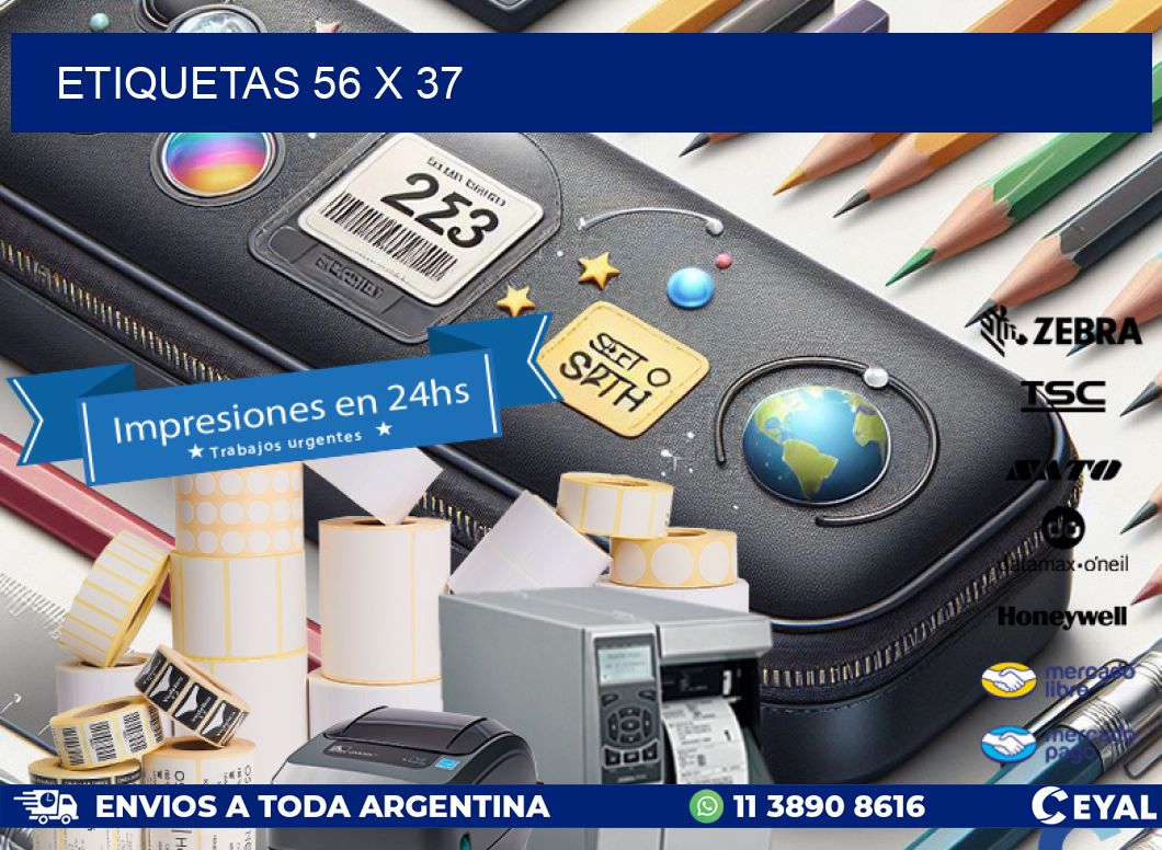 ETIQUETAS 56 x 37