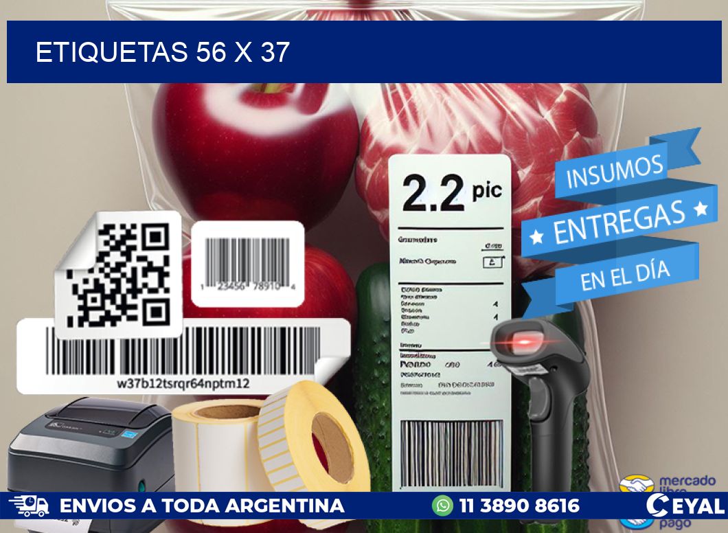 ETIQUETAS 56 x 37