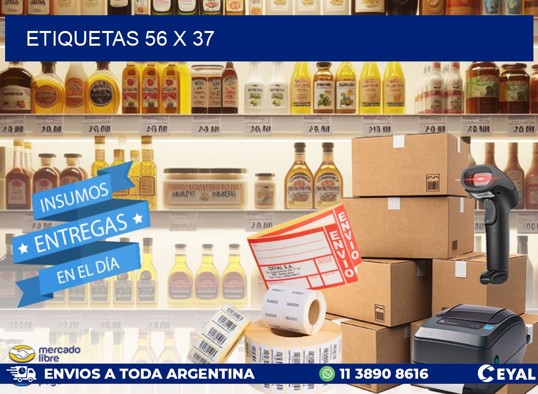 ETIQUETAS 56 x 37