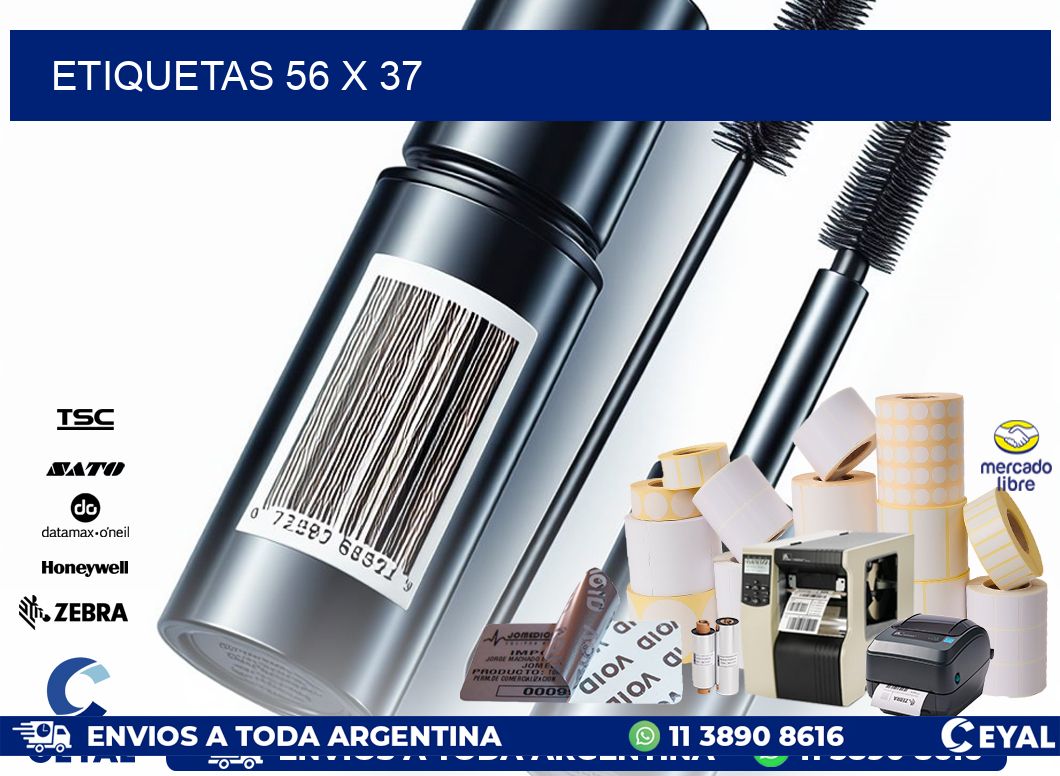 ETIQUETAS 56 x 37