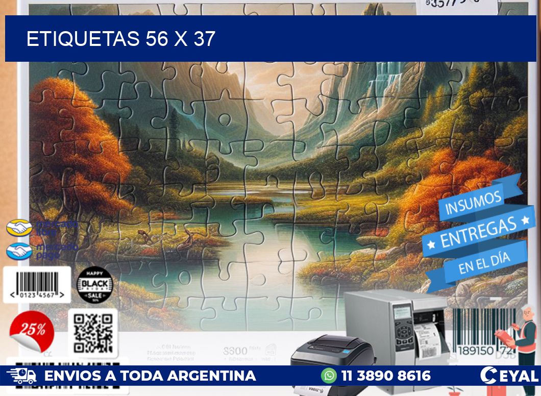 ETIQUETAS 56 x 37