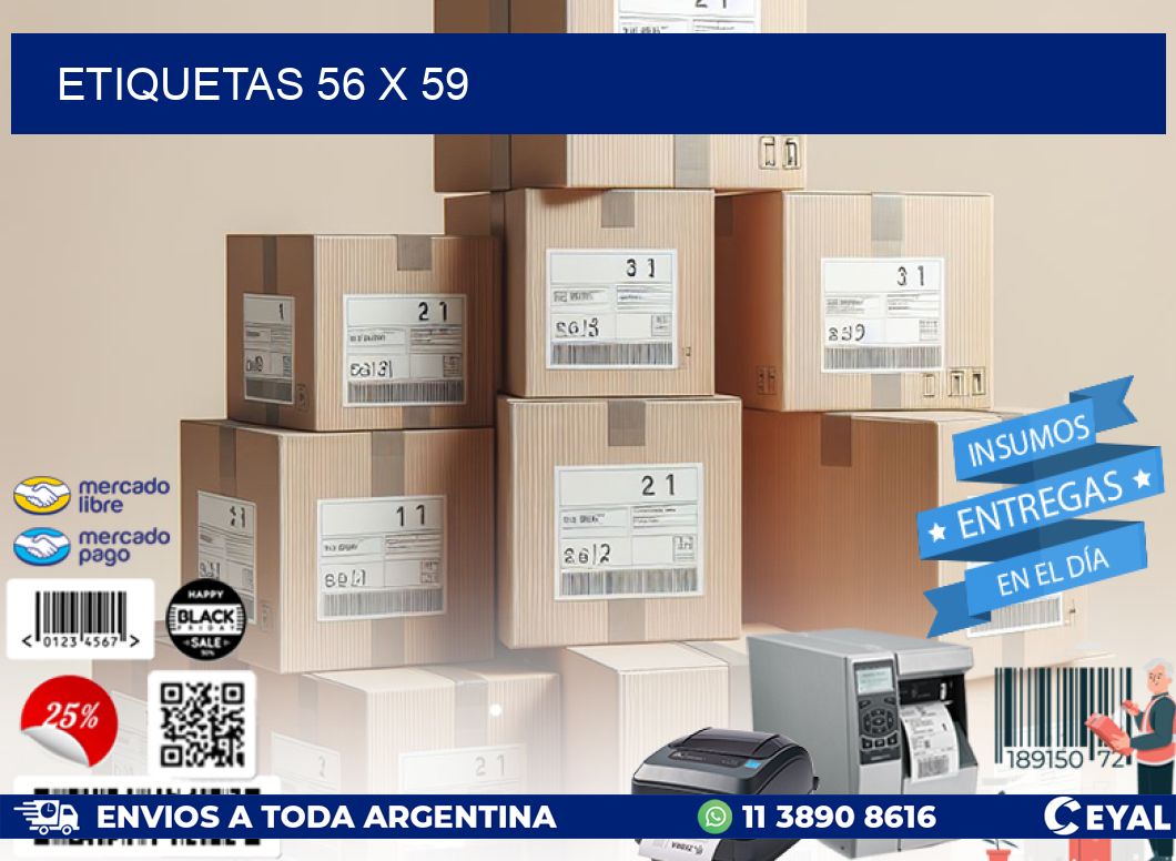 ETIQUETAS 56 x 59