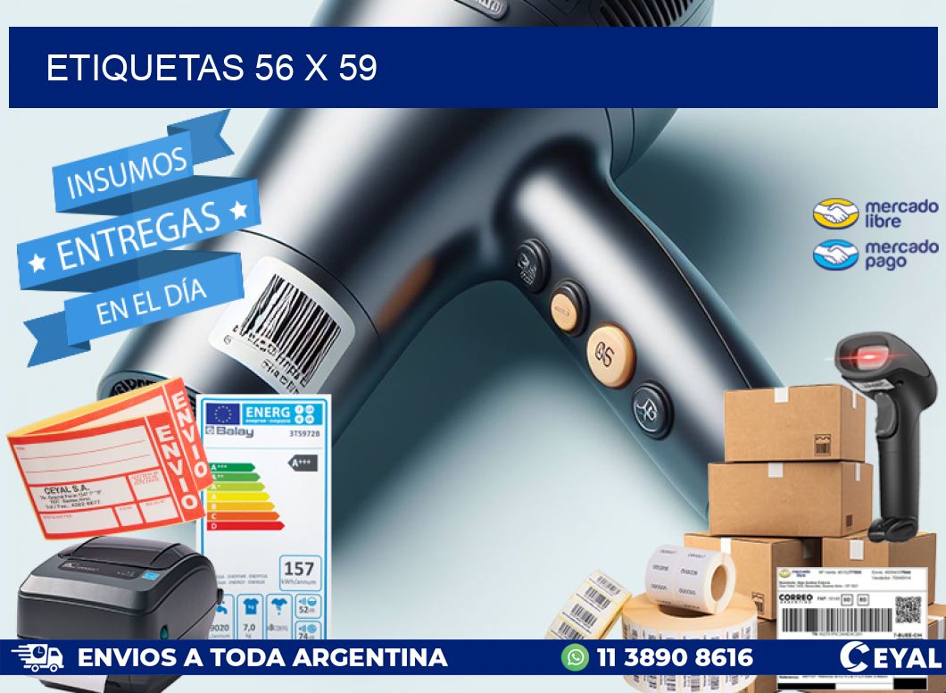 ETIQUETAS 56 x 59