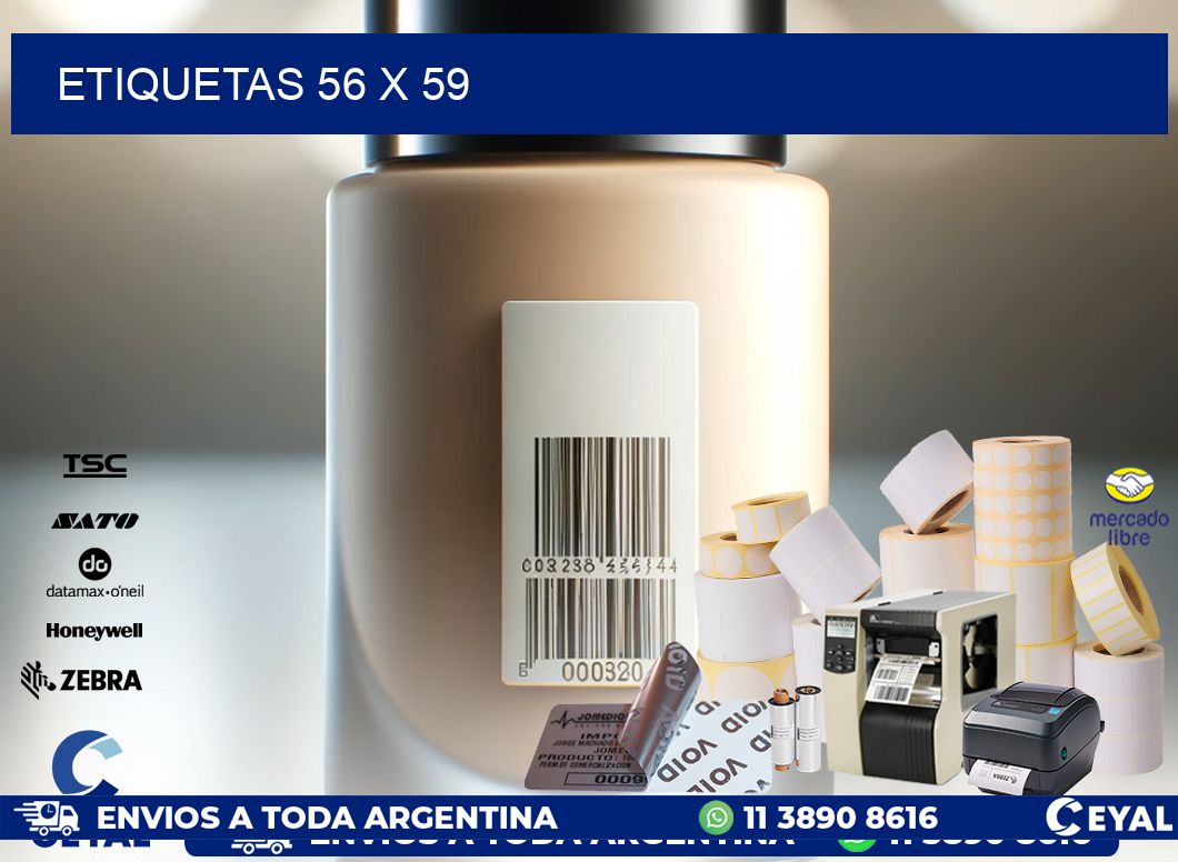 ETIQUETAS 56 x 59
