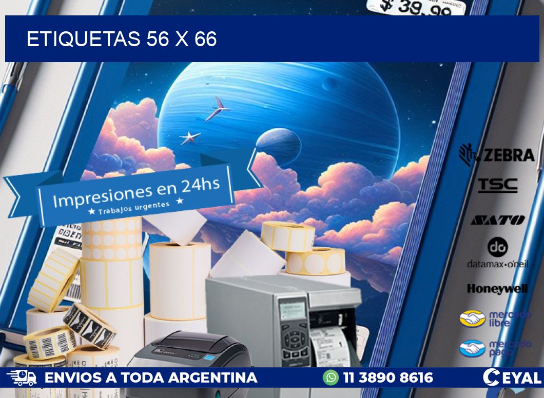 ETIQUETAS 56 x 66