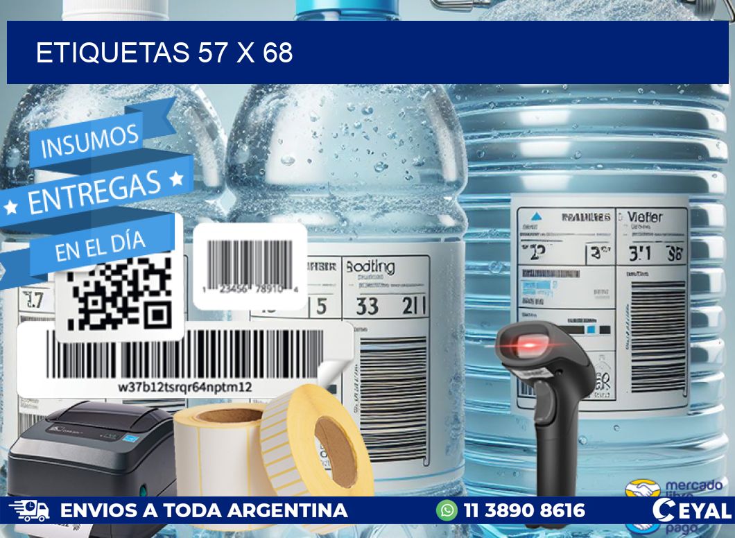 ETIQUETAS 57 x 68