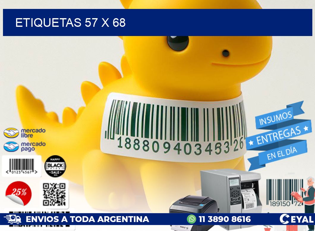 ETIQUETAS 57 x 68